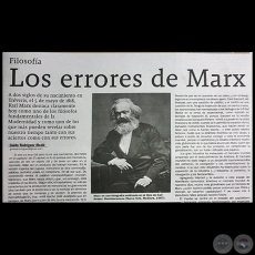 LOS ERRORES DE MARX - Por GUIDO RODRÍGUEZ ALCALÁ - Domingo, 06 de Mayo de 2018
